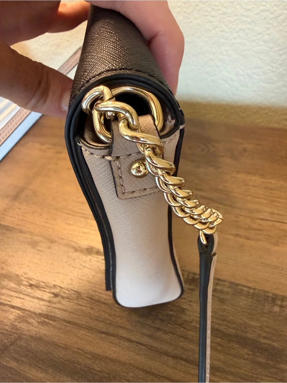 Kate Spade Two-Tone Black and Tan Crossbody Bag